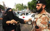  Pakistani woman offers bangles  to shame one of the soldiers 