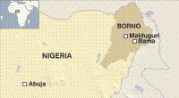  Nigeria Borno map 