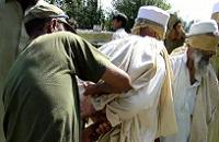  Paki security men humiliating the elders of a village in North Waziristan: June 19 