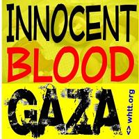  Innocent Blood Gaza Sign 