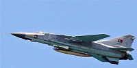  Libyan MIG-23 fighter 
